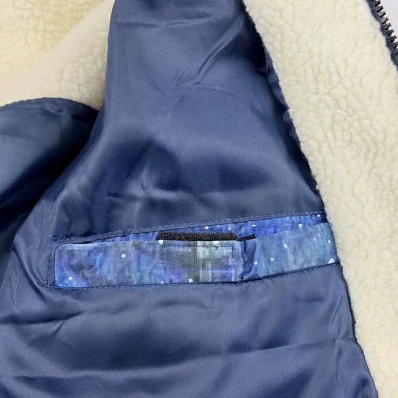 Members Only Men's Nickelodeon Rugrats Blue Puffer Coat Jacket Size Medium NWT - Picture 7 of 14